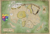 a map of the lands of sabren